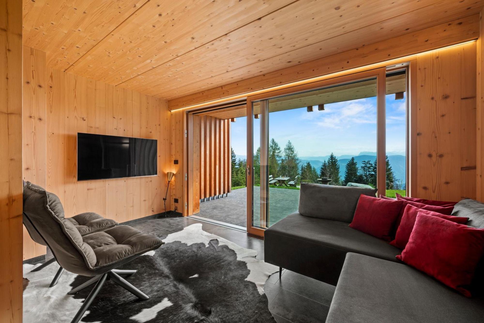 New Opening "Sissi Chalets" - Unique Luxury Hideaway With Mountain View & Sauna Mendola Bagian luar foto